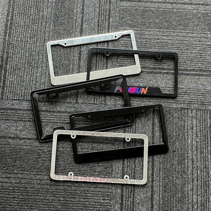 Customizable license plate frames- Sale License Plate Frames