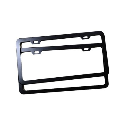 Universal aluminum alloy license plate frame