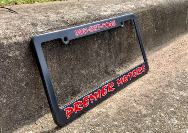 Image showing license plate frames
